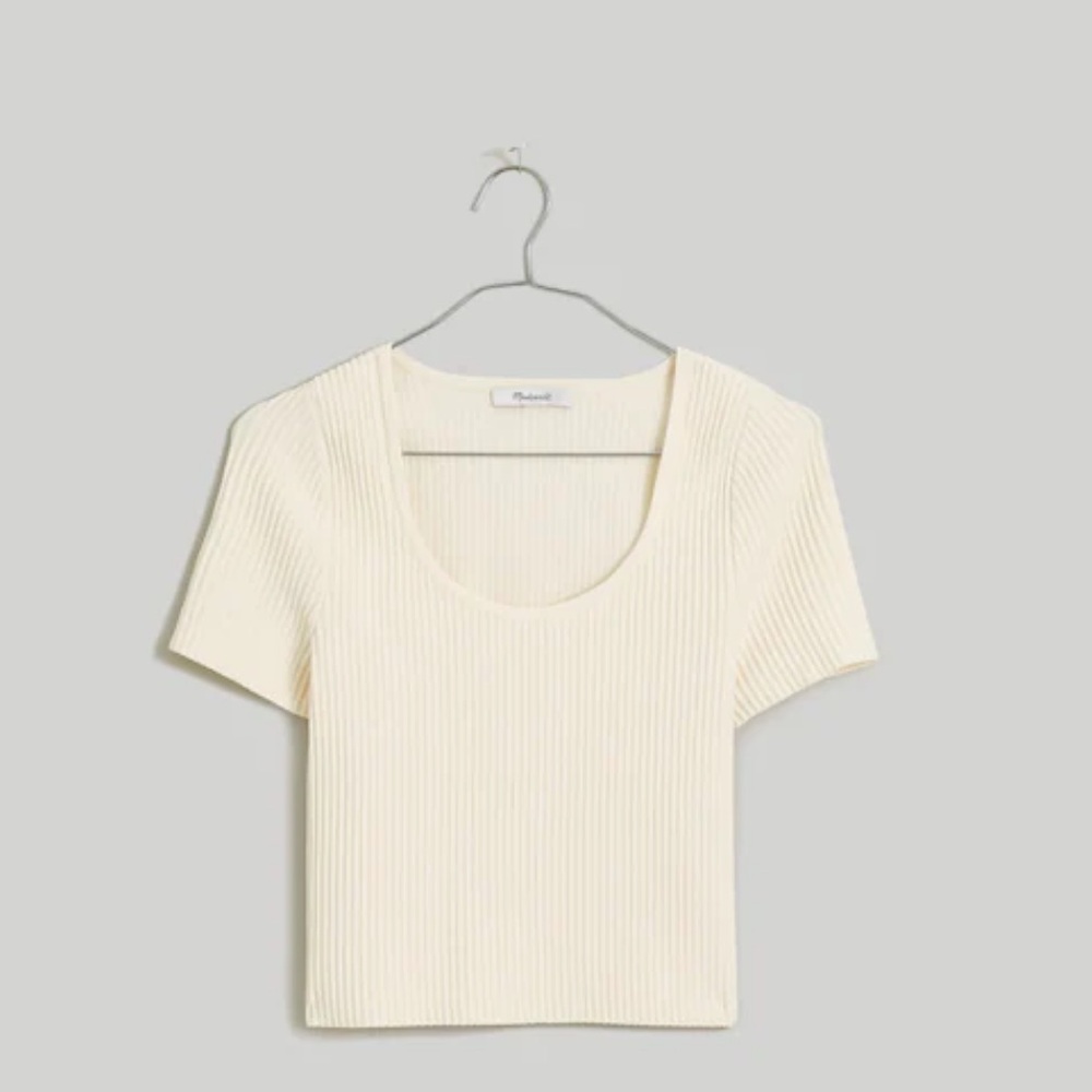 Madewell | Ottoman Crop Sweater Tee | M